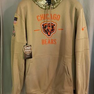 Chicago Bears NFL Hoodie L Nike Military Appreciation Mens